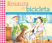 Rosaura de bicicleta